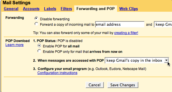 configure outlook 2013 for gmail pop3