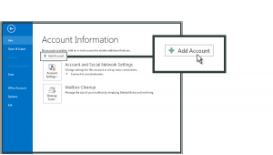 Step-2 Click Add Account 