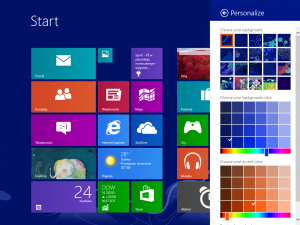 Начальный экран Windows 8.1