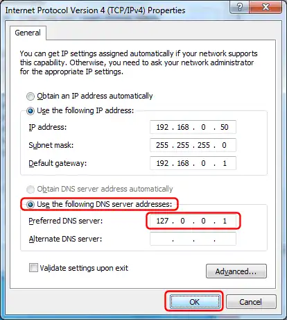 Fifth Step To Configure Windows DNS