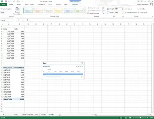 Pivot Table Filter