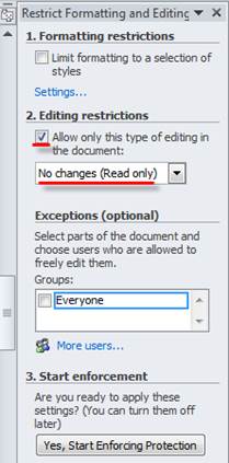 how to unlock selection in word