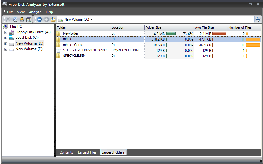 find large files windows 8