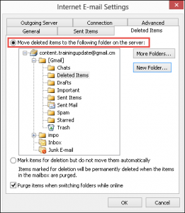 recover deleted folder in outlook