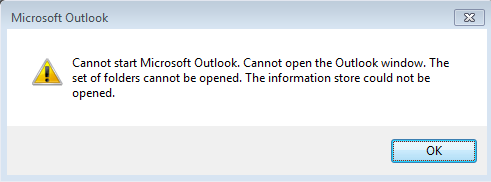 microsoft outlook not opening on windows 10