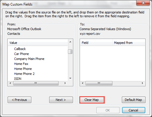 microsoft outlook 2015 export contacts to excel
