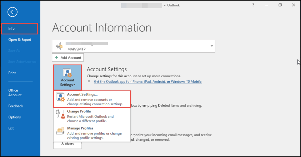 how to stop synchronizing folders in outlook 2019