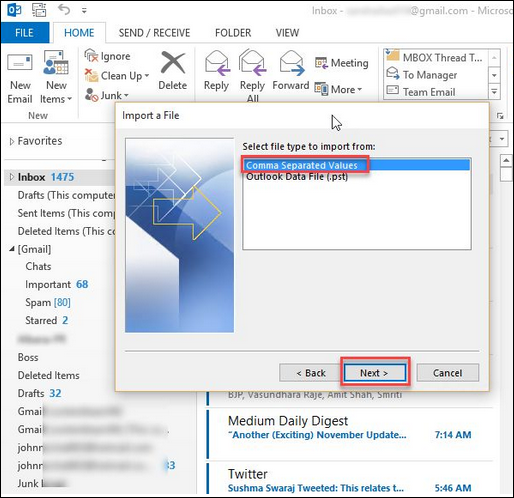 how to import contacts into outlook 2010 address book