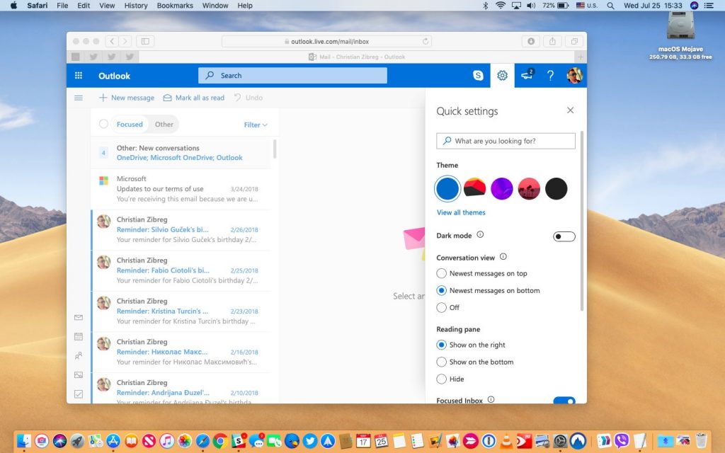 Microsoft Adds Dark Mode in Outlook.com - Here is How to Enable It