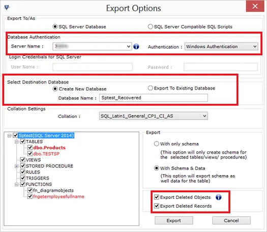 repair SQL database in suspect mode